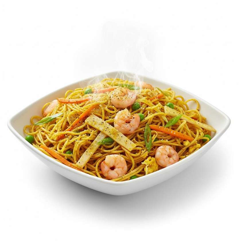 138A. Singapurské smažené ryžové rezance