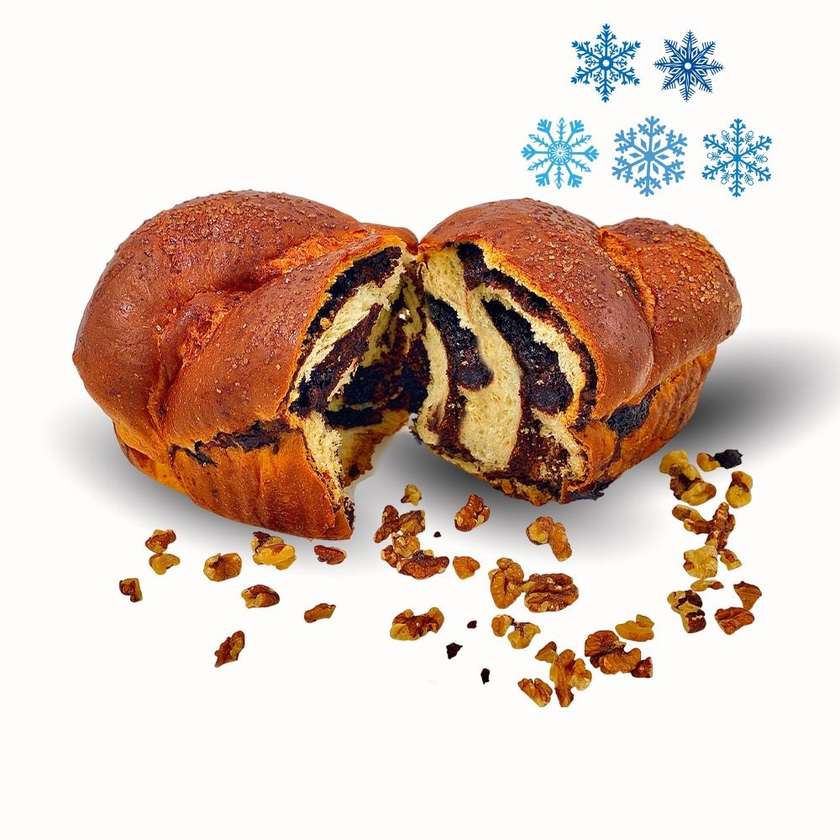 Walnut and Cocoa Cozonac 800g