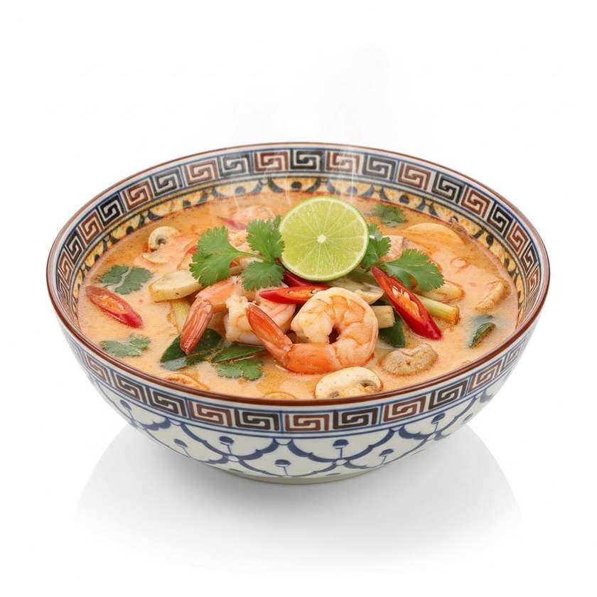 4. Tom yum polévka