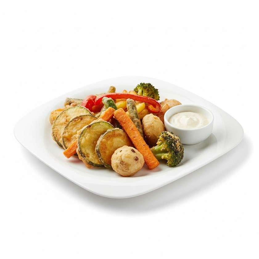 9. Vyprážaná zelenina