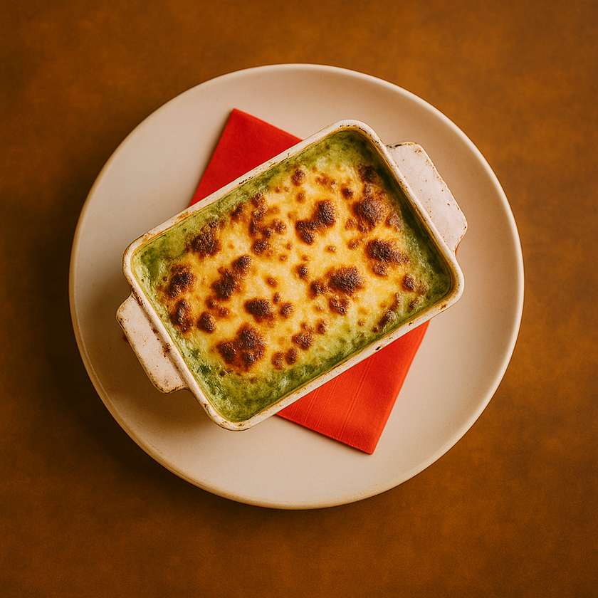 Lasagne s Kuřetem a Špenátem