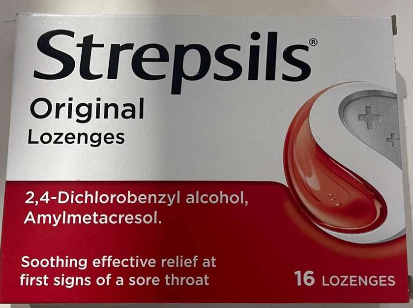 Strepsils Original Lozenges (Strip Of 8 Lozenges)