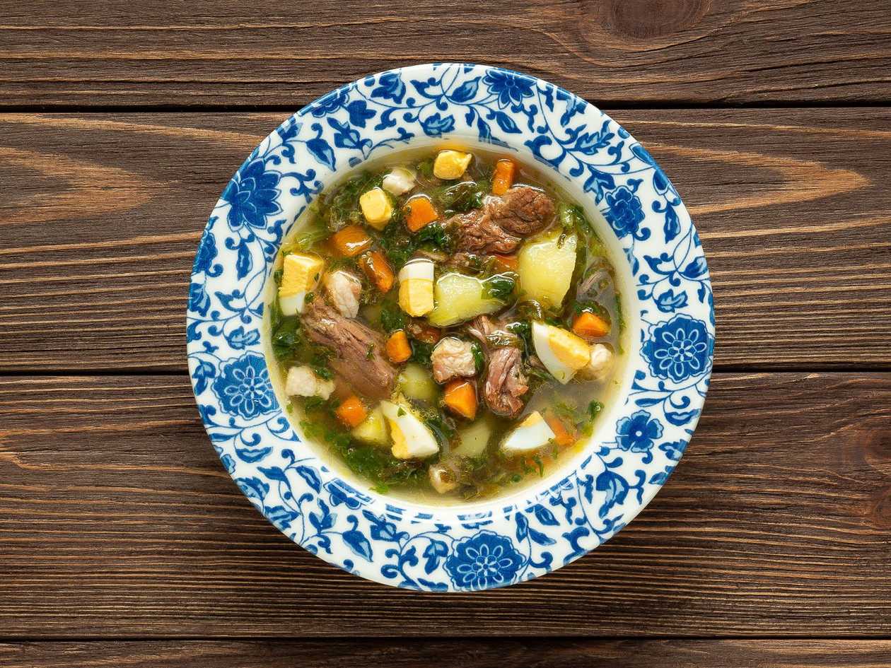 Мамин зелений борщ із яловичиною