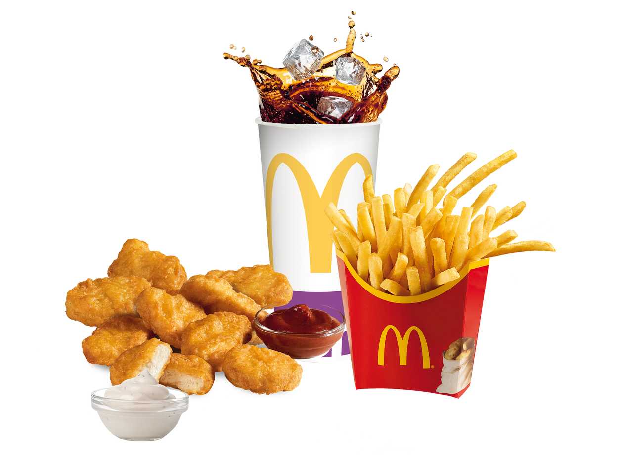 Large Chicken McNuggets 9 Pieces Meal