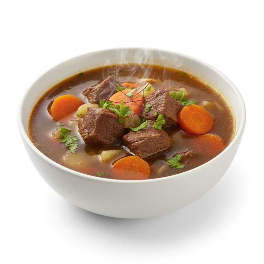 16. Hovädzia polievka hustá