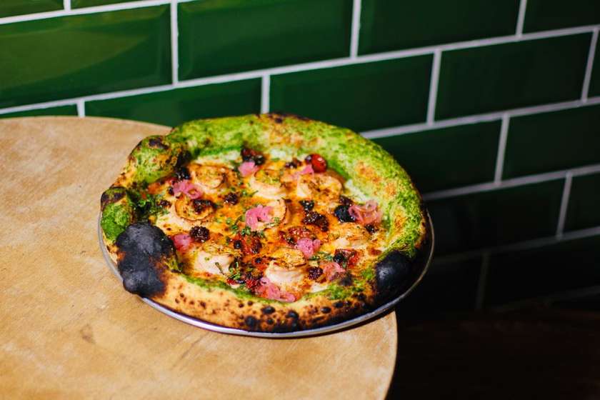 Піца з креветками