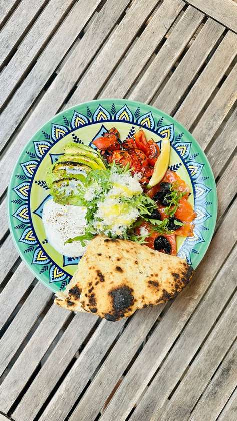 Лосось авокадо salad