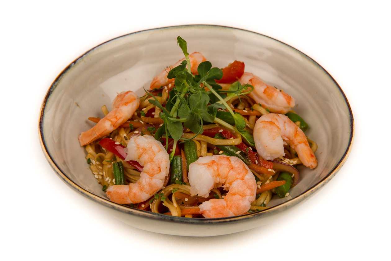 21. Noodles with shrimp