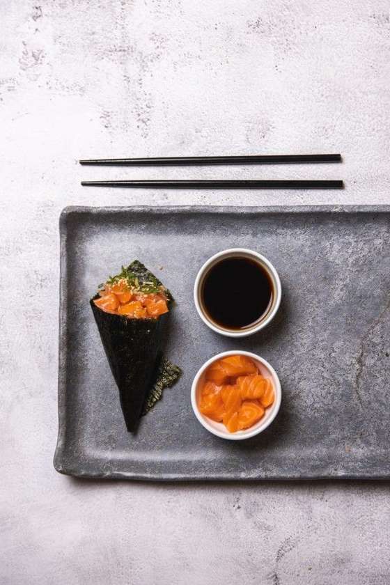 Temaki de Salmao