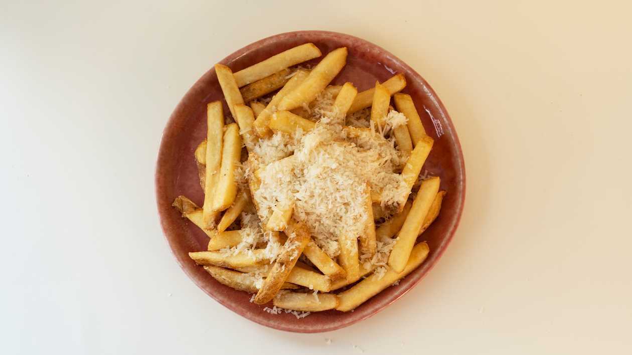 Fries with Parmesan
