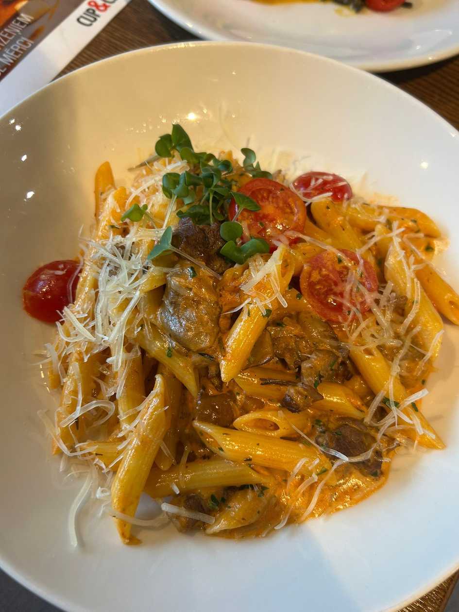 Pasta with Lamb and Porcini Mushrooms