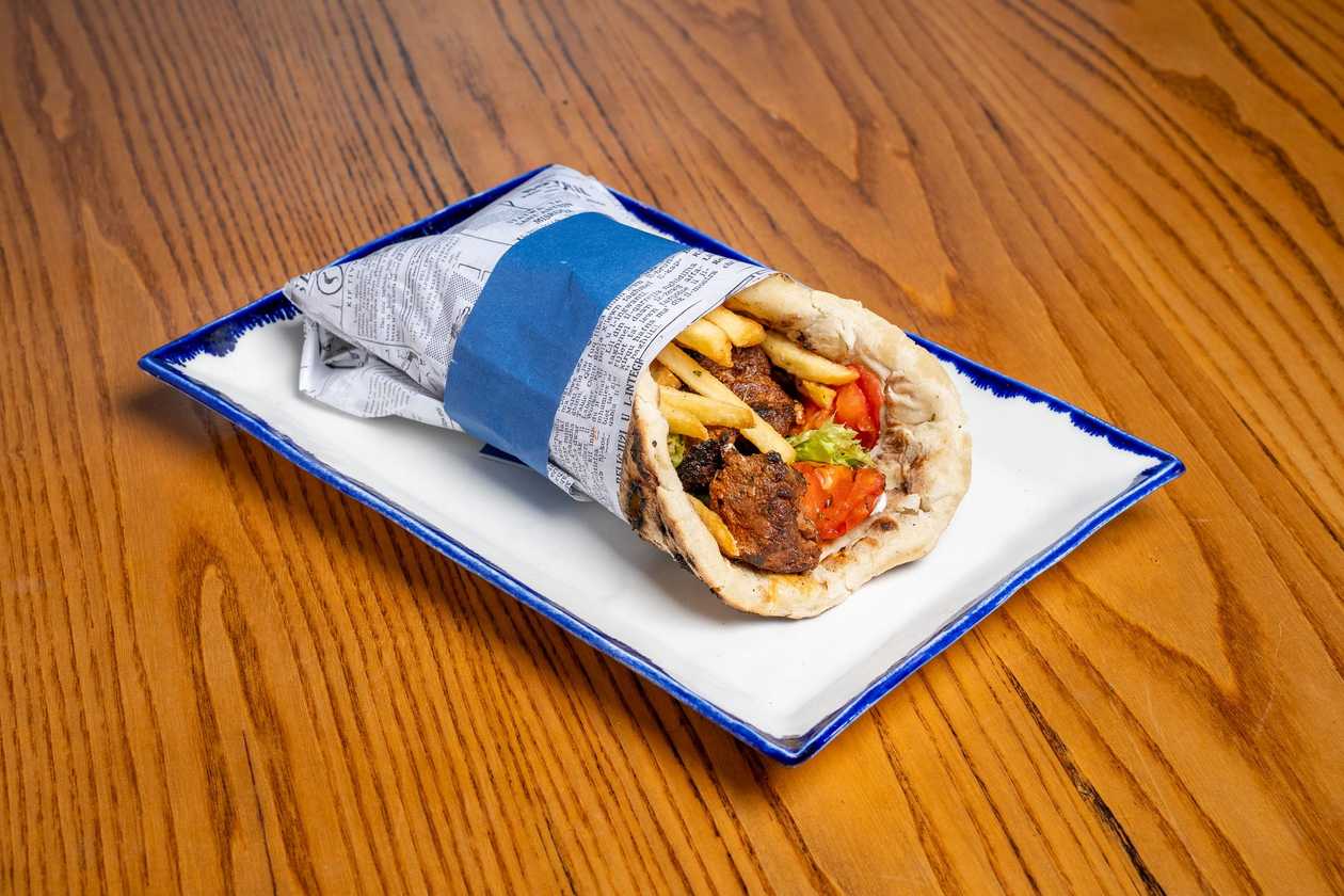 Beef Souvlaki Pita