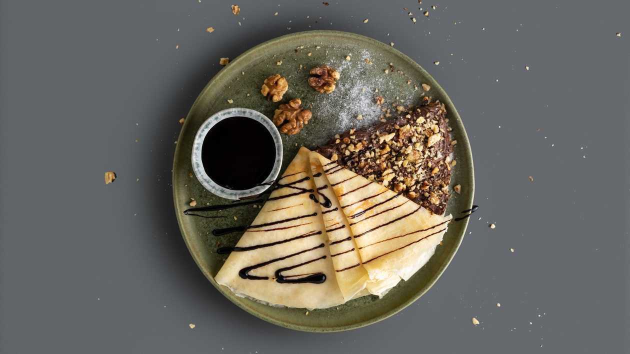 Pancakes with Chocolate and Walnuts (2 pcs.)