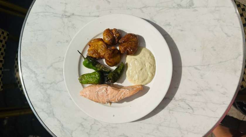 Стейк лосося