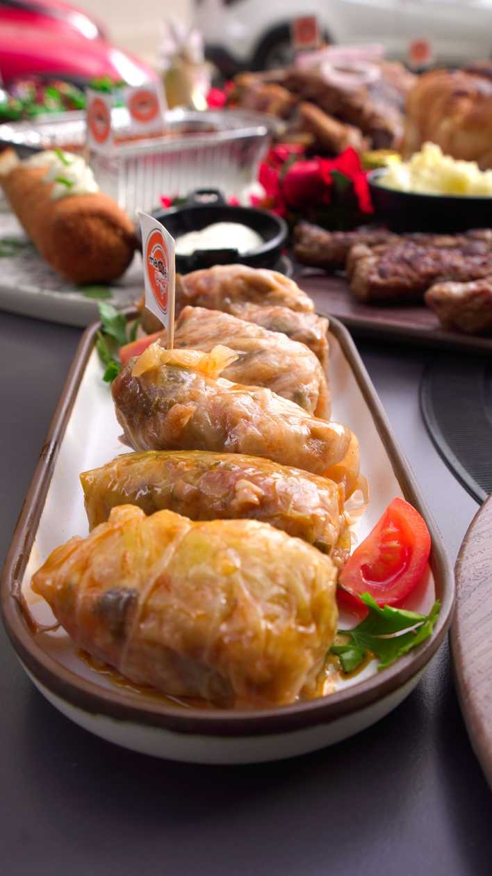 Vegan Sarma (Stuffed Cabbage Rolls)