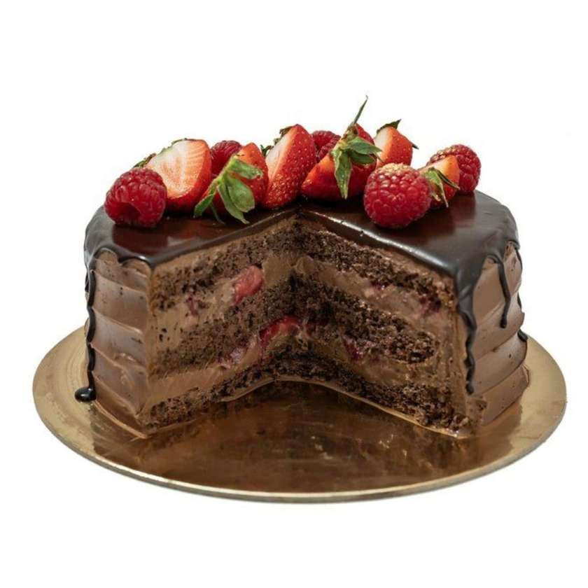 Tort Ciocolata si Capsuni