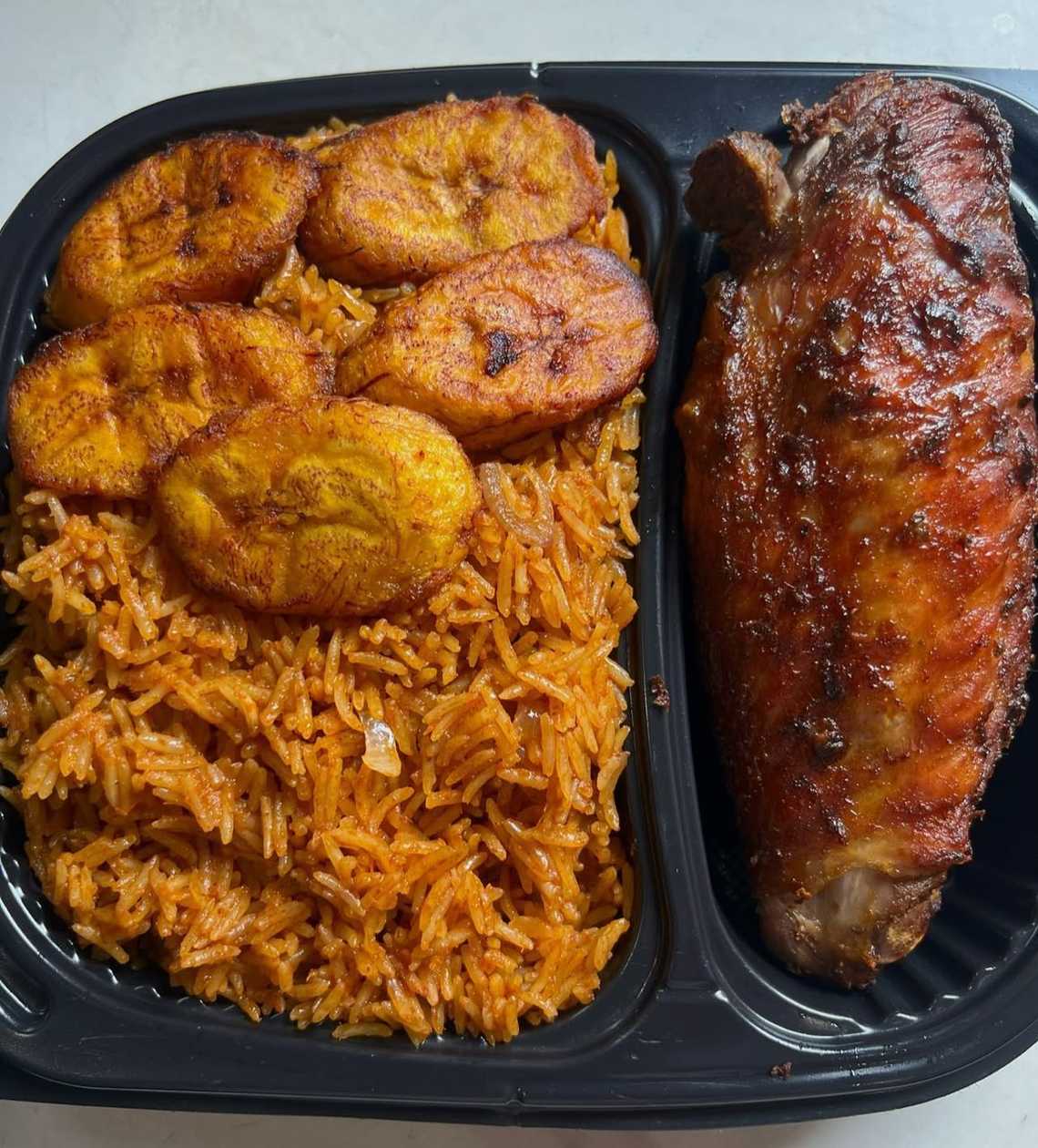 Turkey midwing(full) with jollof