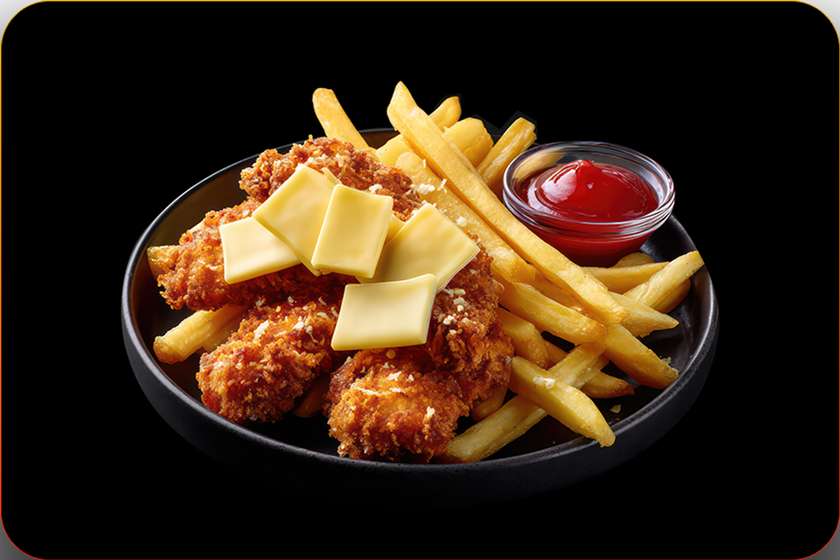 3 Strips Crispy + 1 Sos la Alegere