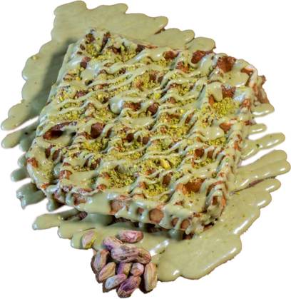 Belgium waffle pistachio
