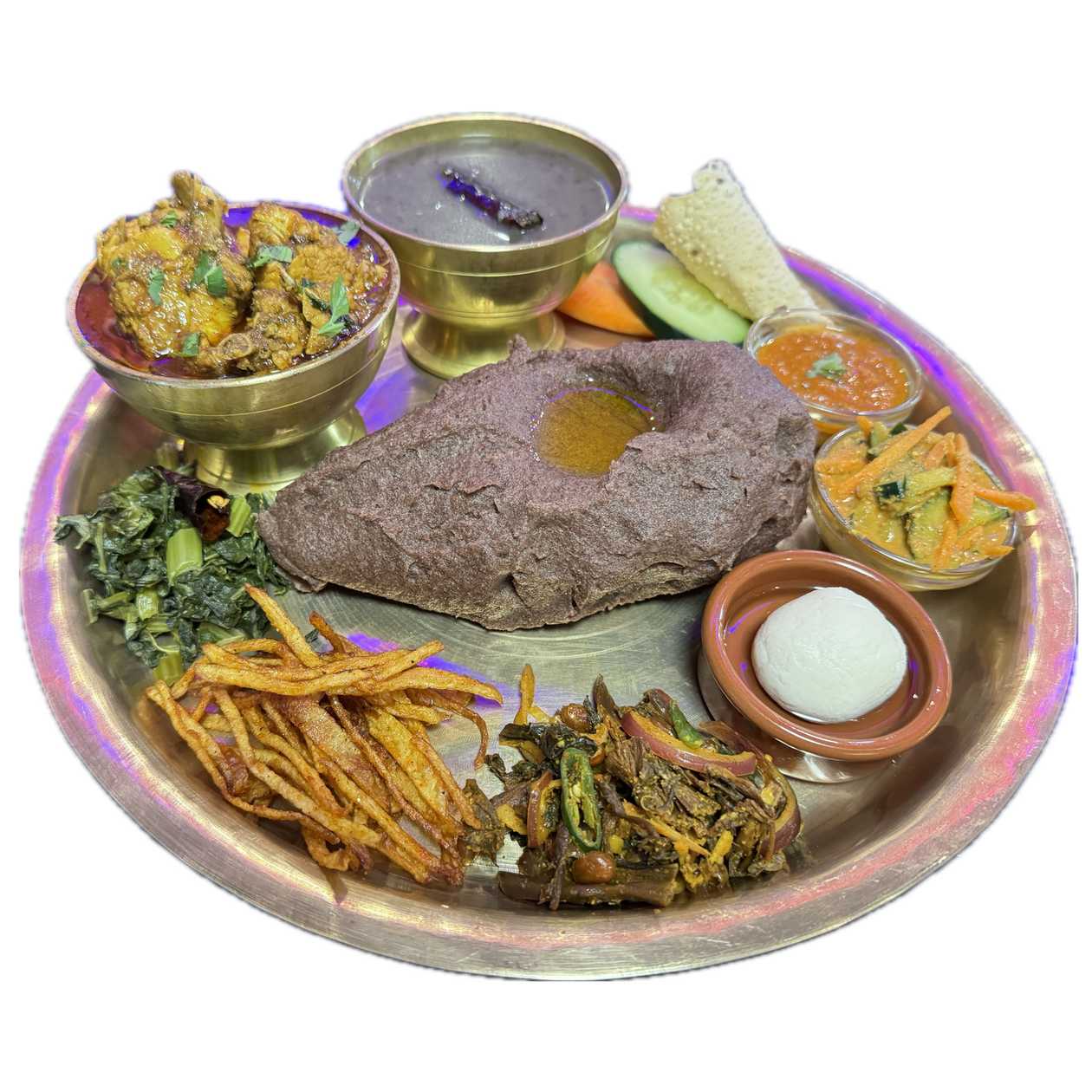 Local Mutton Thakali Dhido Set