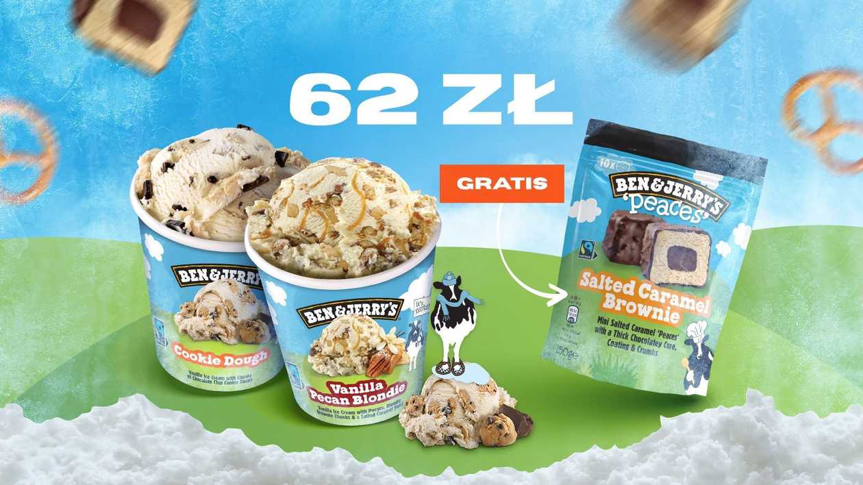 Zestaw 2 kubków Ben&Jerry's + PEACES gratis!