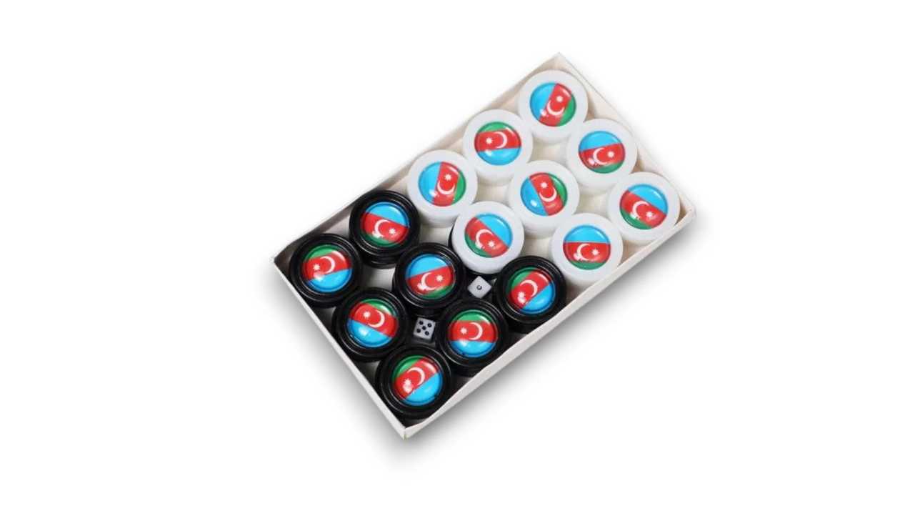 Backgammon Stones, 30 pieces, 1111111111462