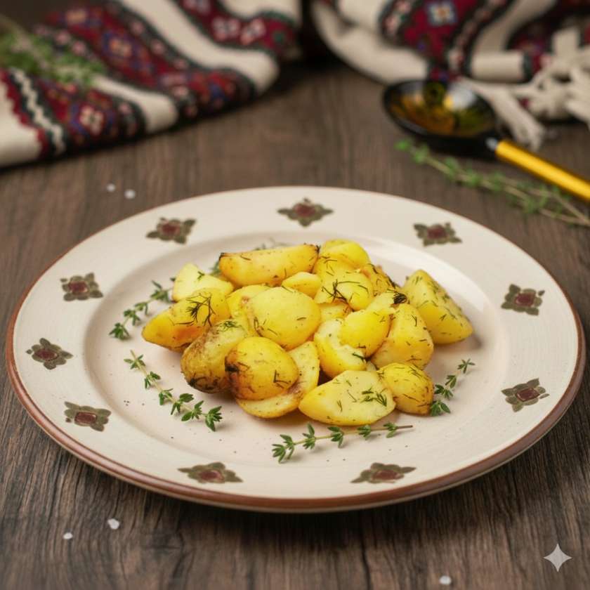 Cartofi copt cu rozmarin - 200gr