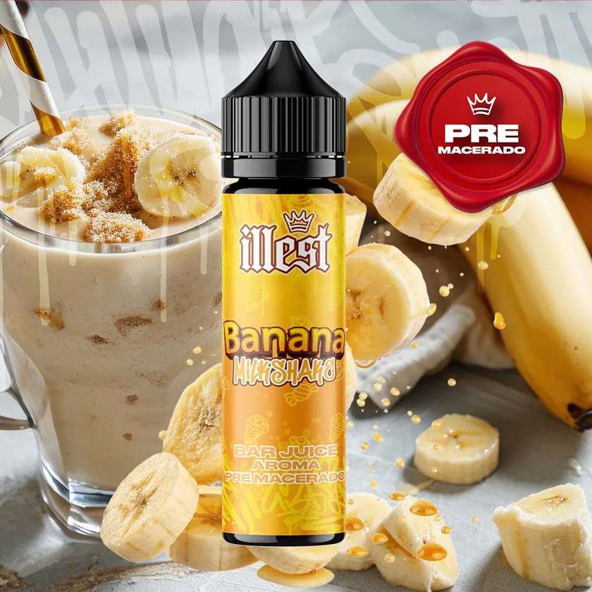 Illest Longfill Banana Milkshake 60ml