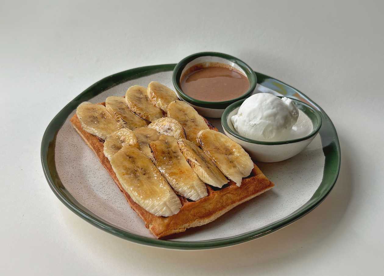 Waffles with Banana