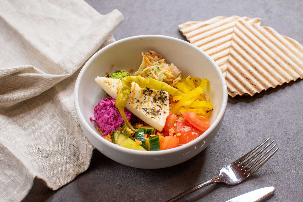 Väike halloumi kauss