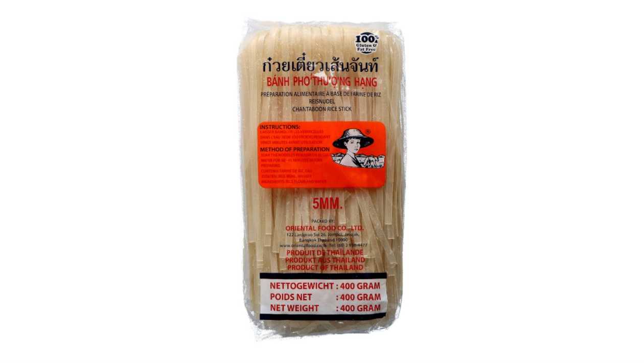 Farmer Flat Rice Noodles 5 mm (Folded), 400 g