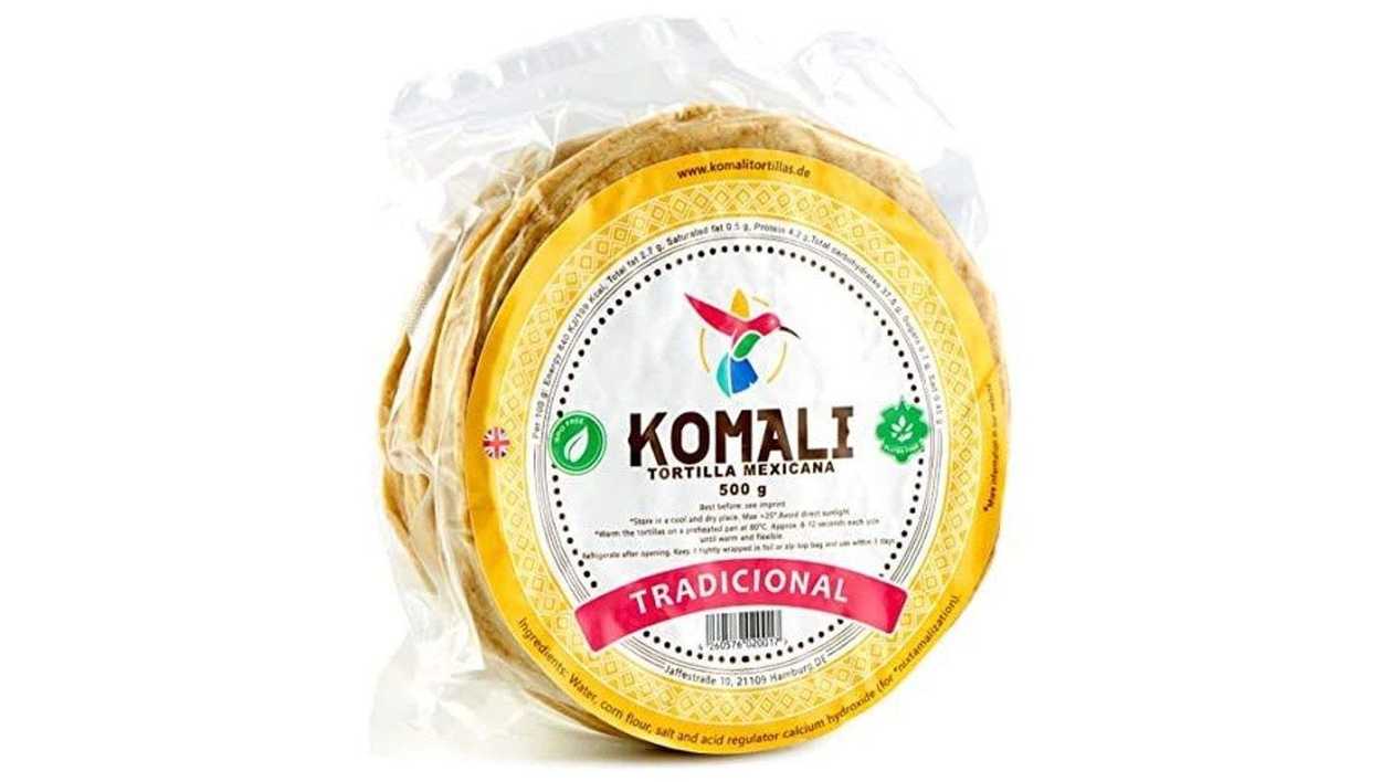 Komali Traditional Corn Tortillas 15 cm, 500 g