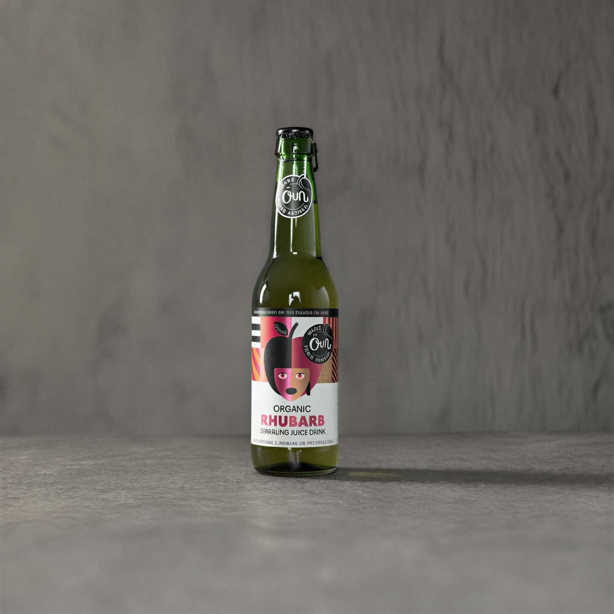 ÖUN Rabarberilimonaad organic 0,33l (klaas)