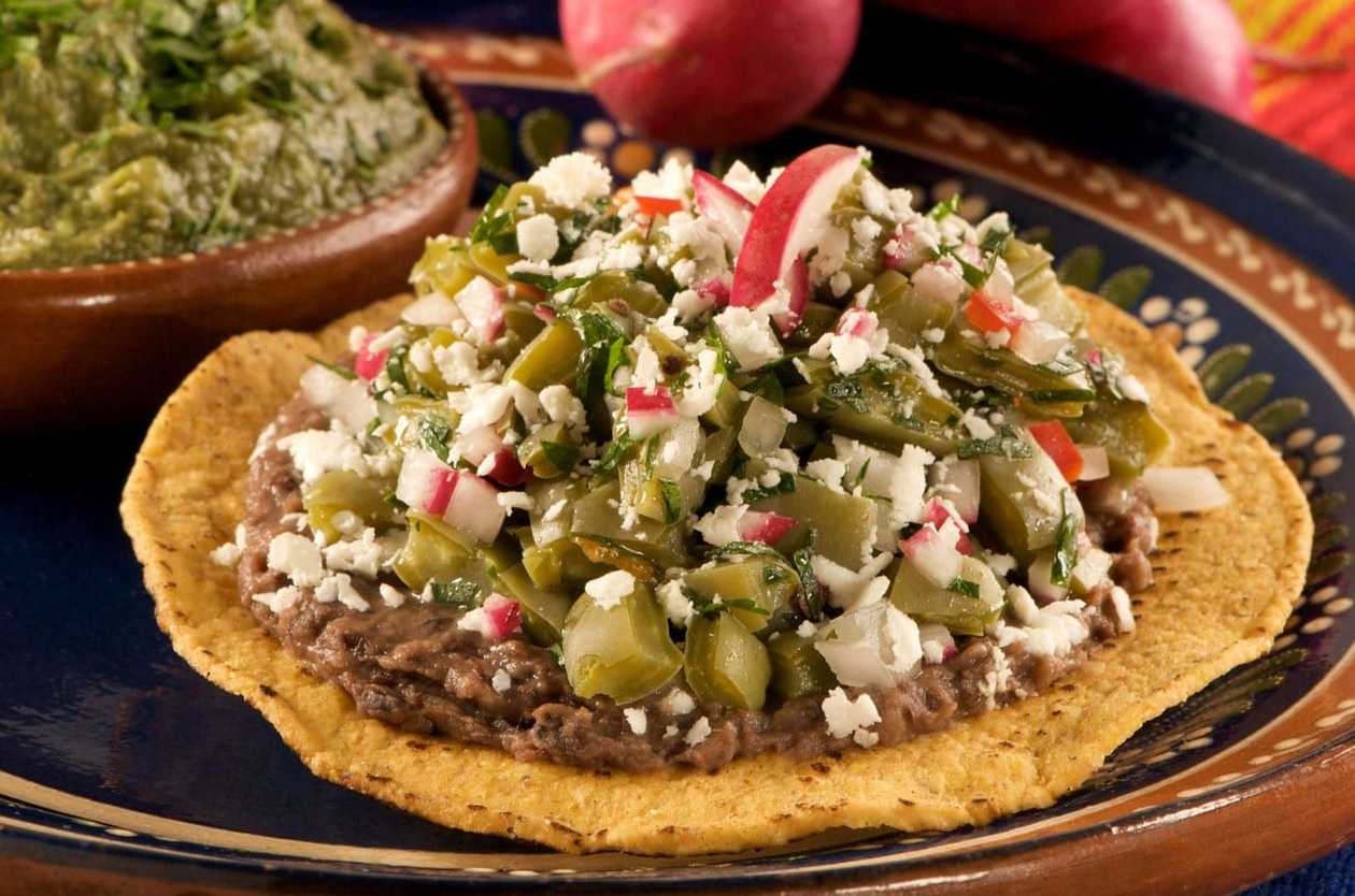 Tostadas de Nopales