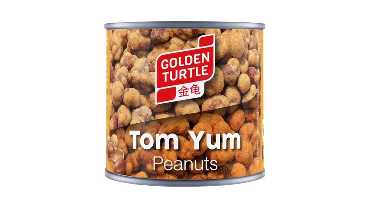 Golden Turtle Tom Yum Flavor Peanuts, 140 g