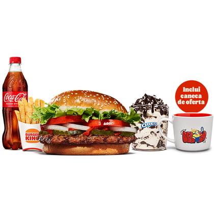 Menu Completo Whopper + Caneca GR