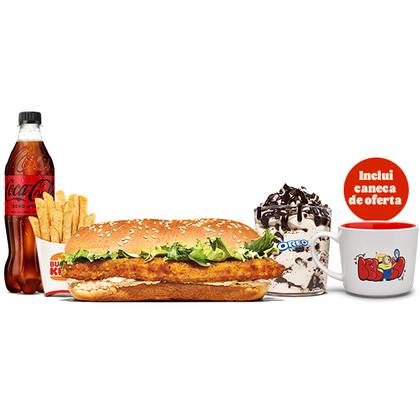 Menu Completo Long Chicken + Caneca GR