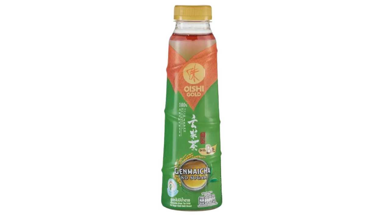 Oishi Sugar Free Green Genmaicha Tea Drink, 400 ml