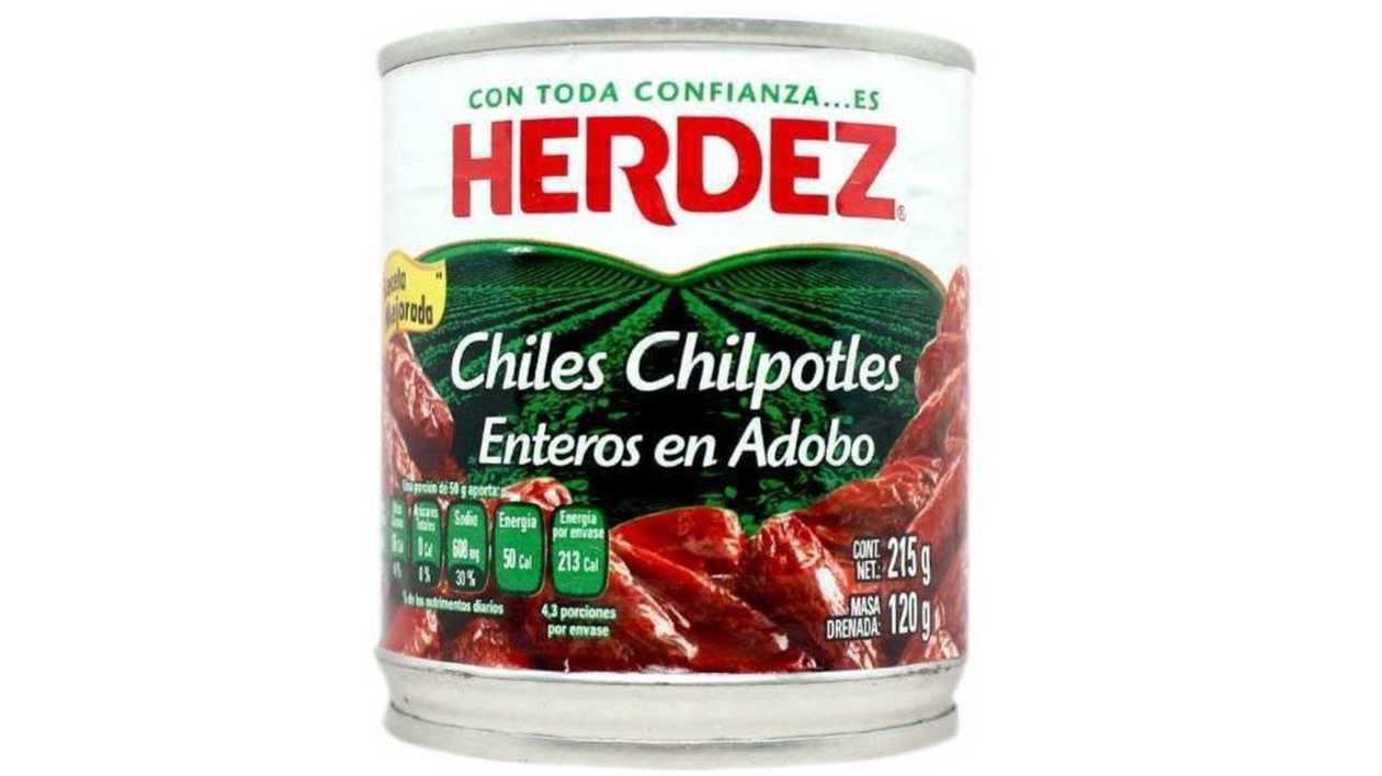 Herdez Chipotle Peppers in Adobo Sauce, 215 g