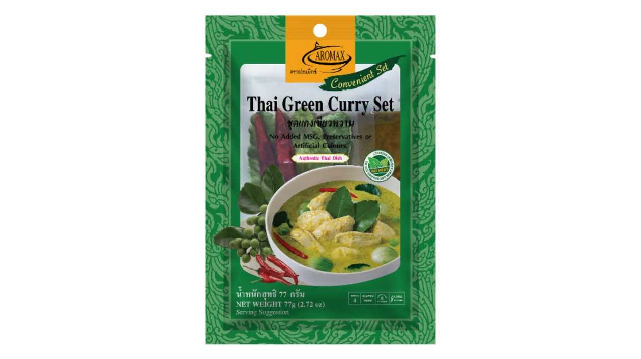 Aromax Thai Green Curry Kit (with Dried Spices), 77 g