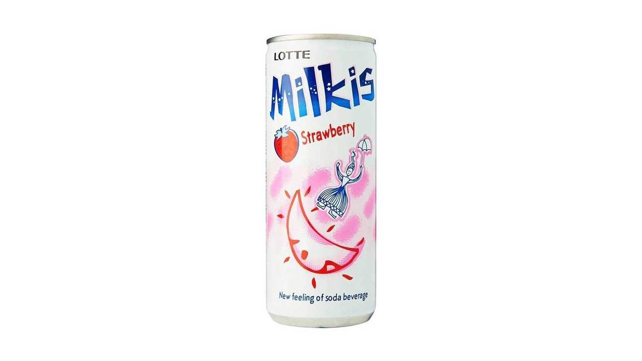 Lotte Milkis Strawberry Flavor, 250 ml