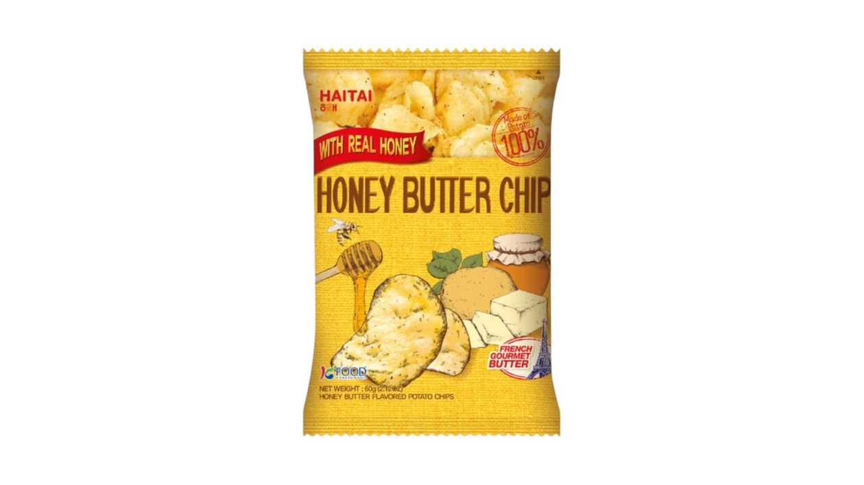 Haitai Honey and Butter Chips, 60 g