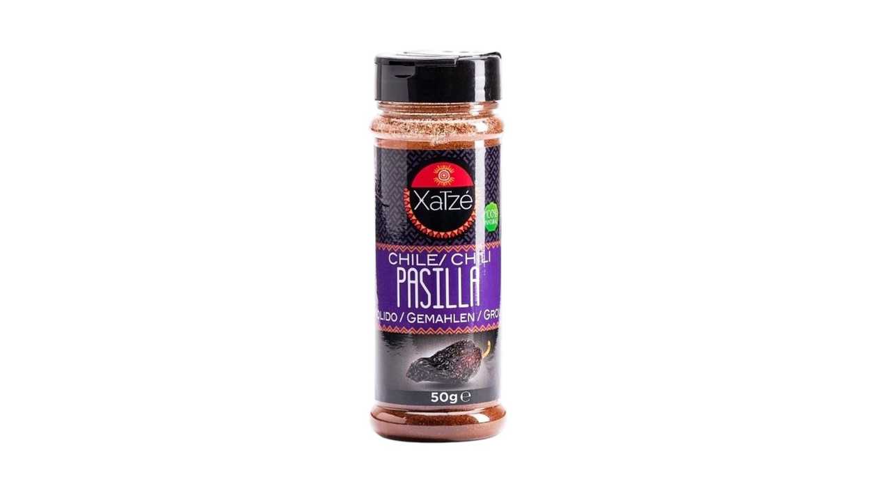 Xatze Chile Pasilla Molido (Ground Pasilla Chili Peppers), 50 g