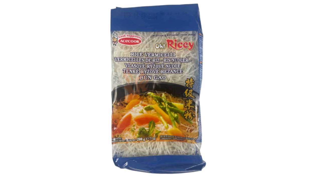 Acecook Oh! Ricey Rice Noodles, 200 g