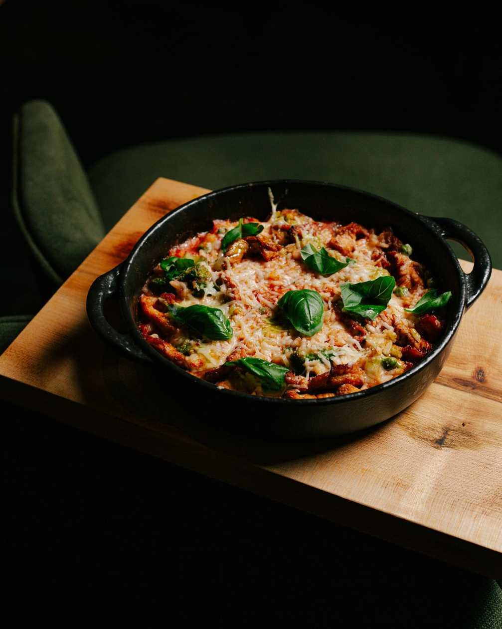 Baked Al Forno Rice with Turkey