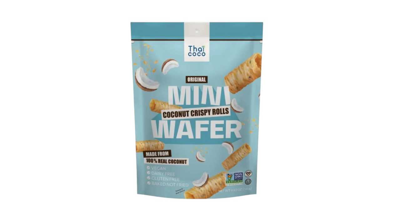 Thai Coco Crispy Coconut Rolls, 140 g