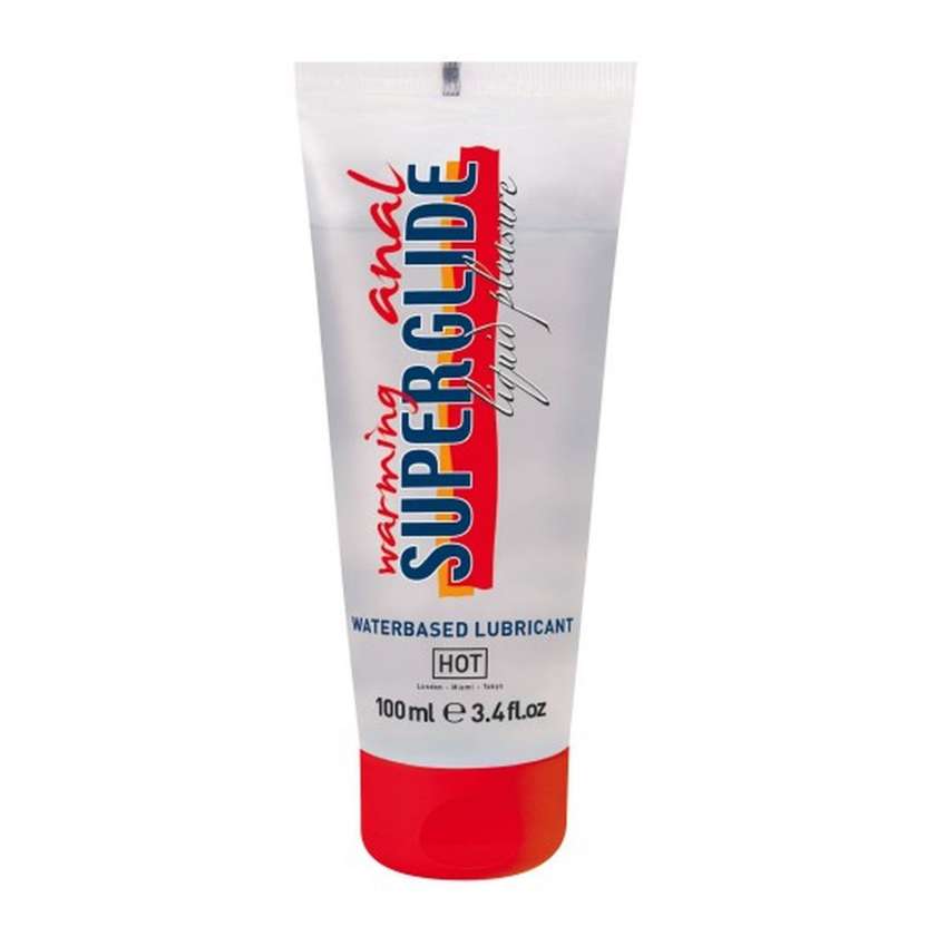 HOT Superglide Anal Warming - Hrejivý análny gél 100 ml