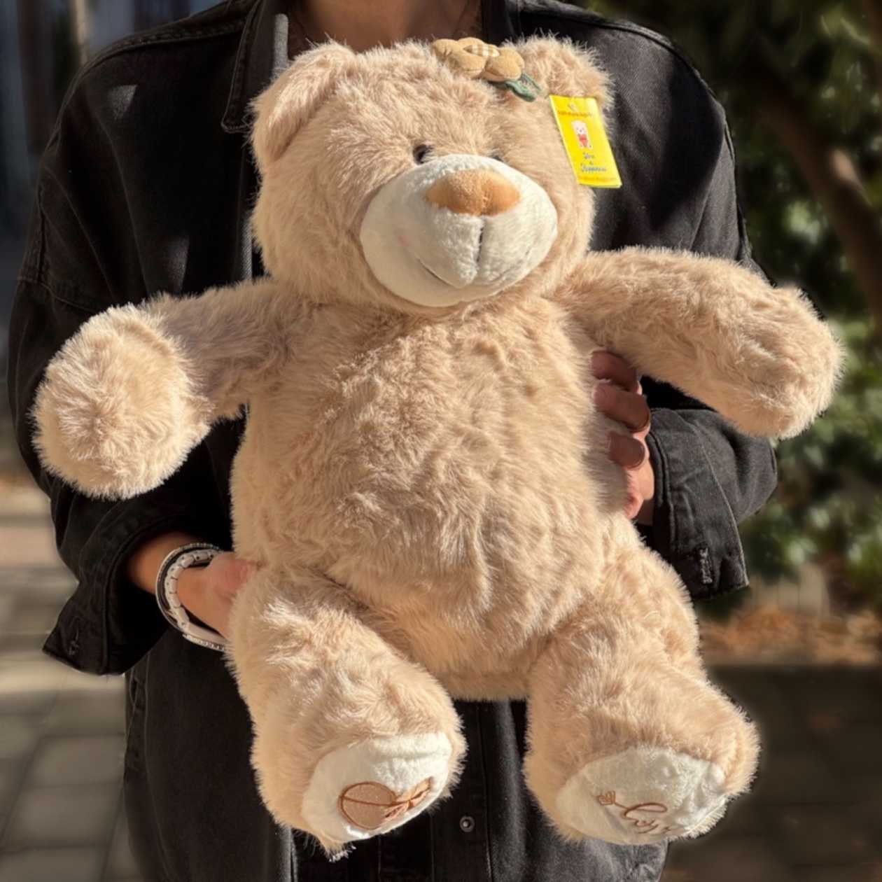 Soft toy teddy bear cream (45*30cm)