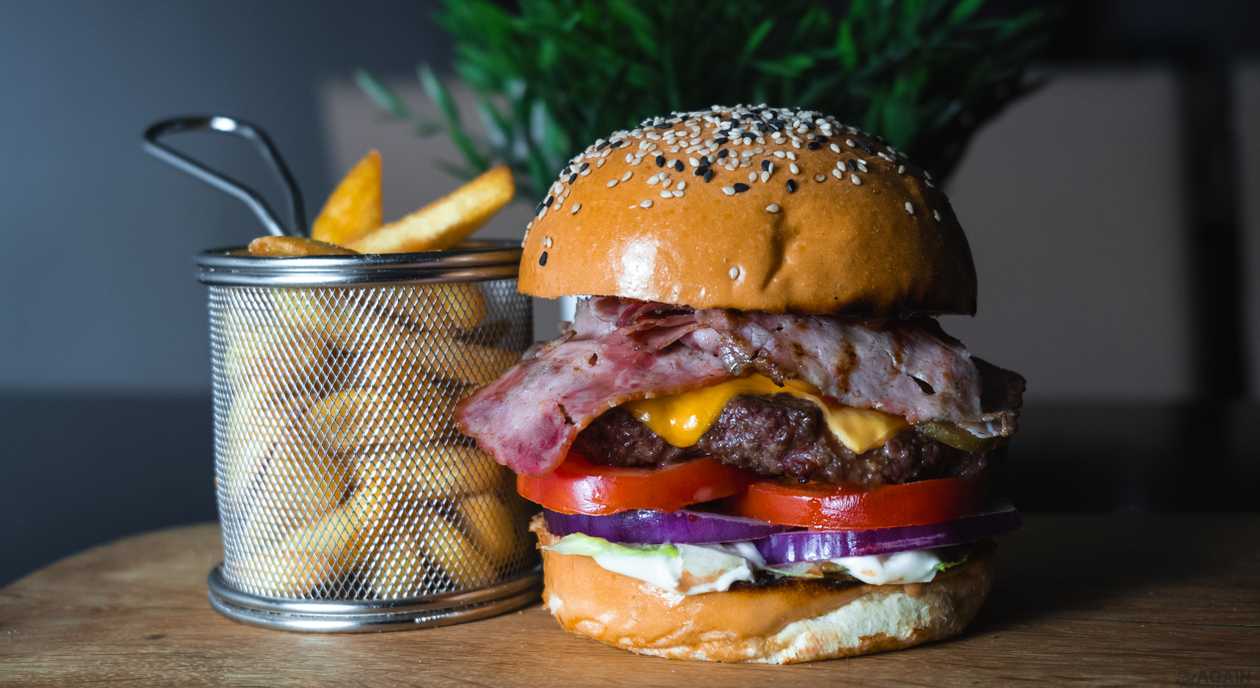 Combo Burger bacon addicted