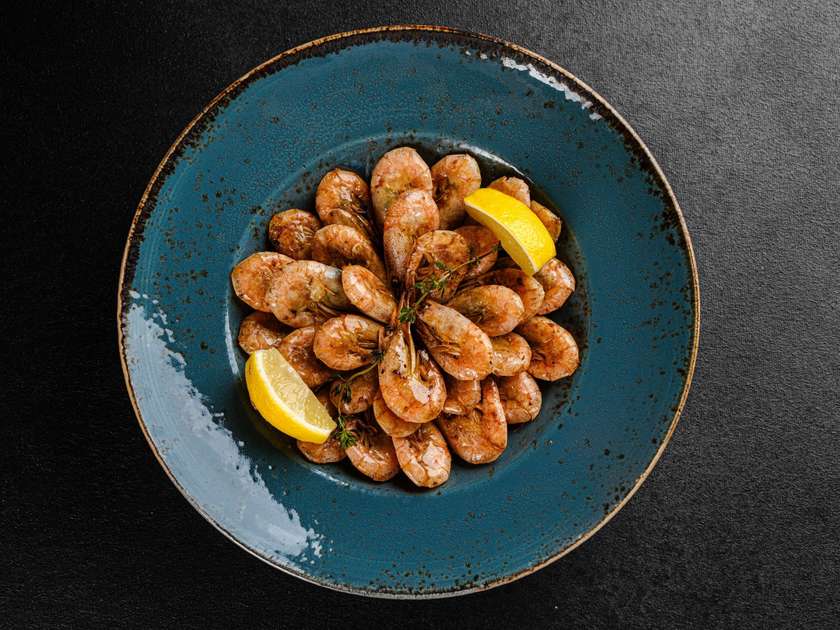 АТЛАНТИЧНІ КРЕВЕТКИ В СОЄВОМУ СОУСІ